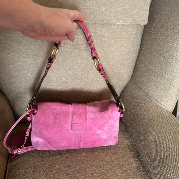 Vintage coach bag, beautiful suede - Picture 5 of 10